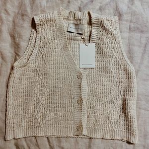 [TRADED] Monica Cordera Cotton Knit Vest